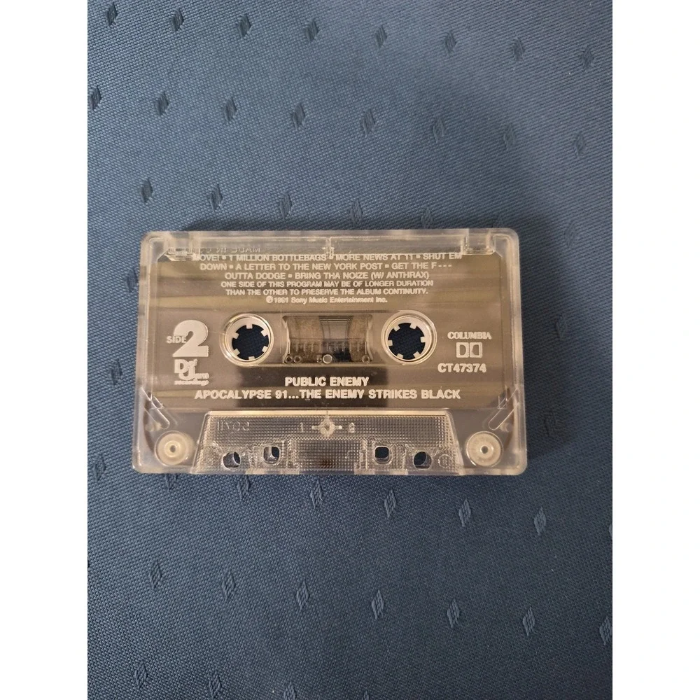 Public Enemy - Apocalypse 91... The Enemy Strikes Black Cassette Tape - Picture 5 of 8